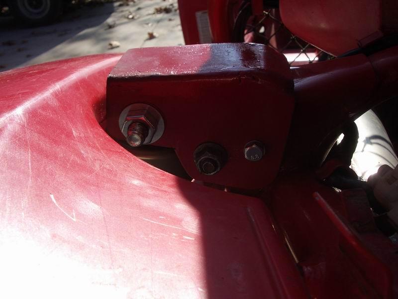 Resize of new bracket painted with shear bolt installed.jpg