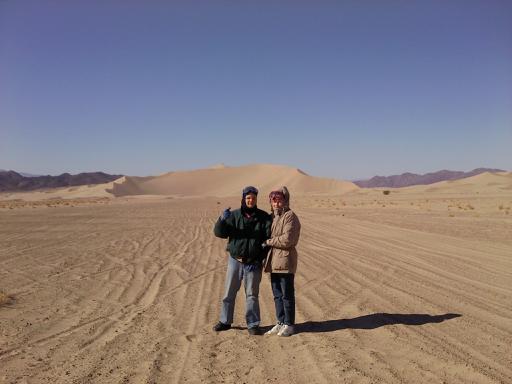 Mom and Matt, Comp Hill in background.jpg