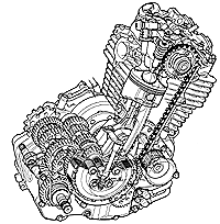 Honda radial four valve